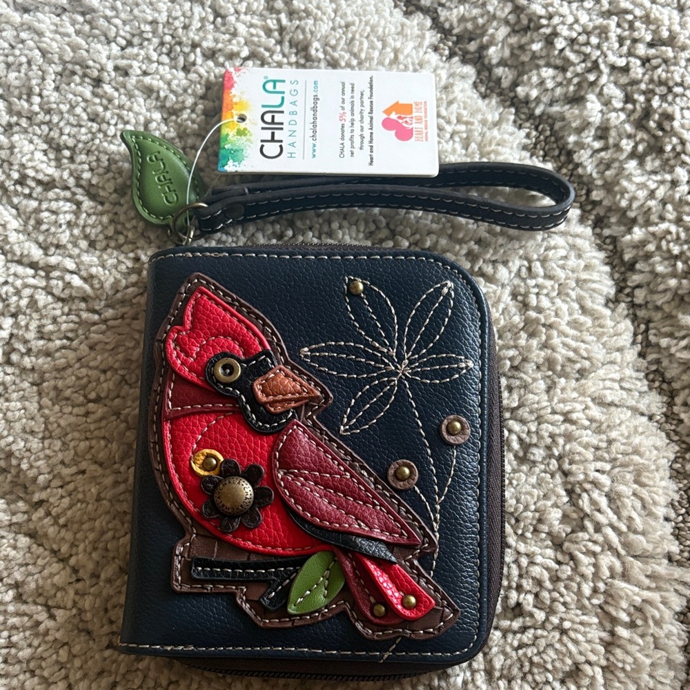 Chala cardinal wristlet new with tags